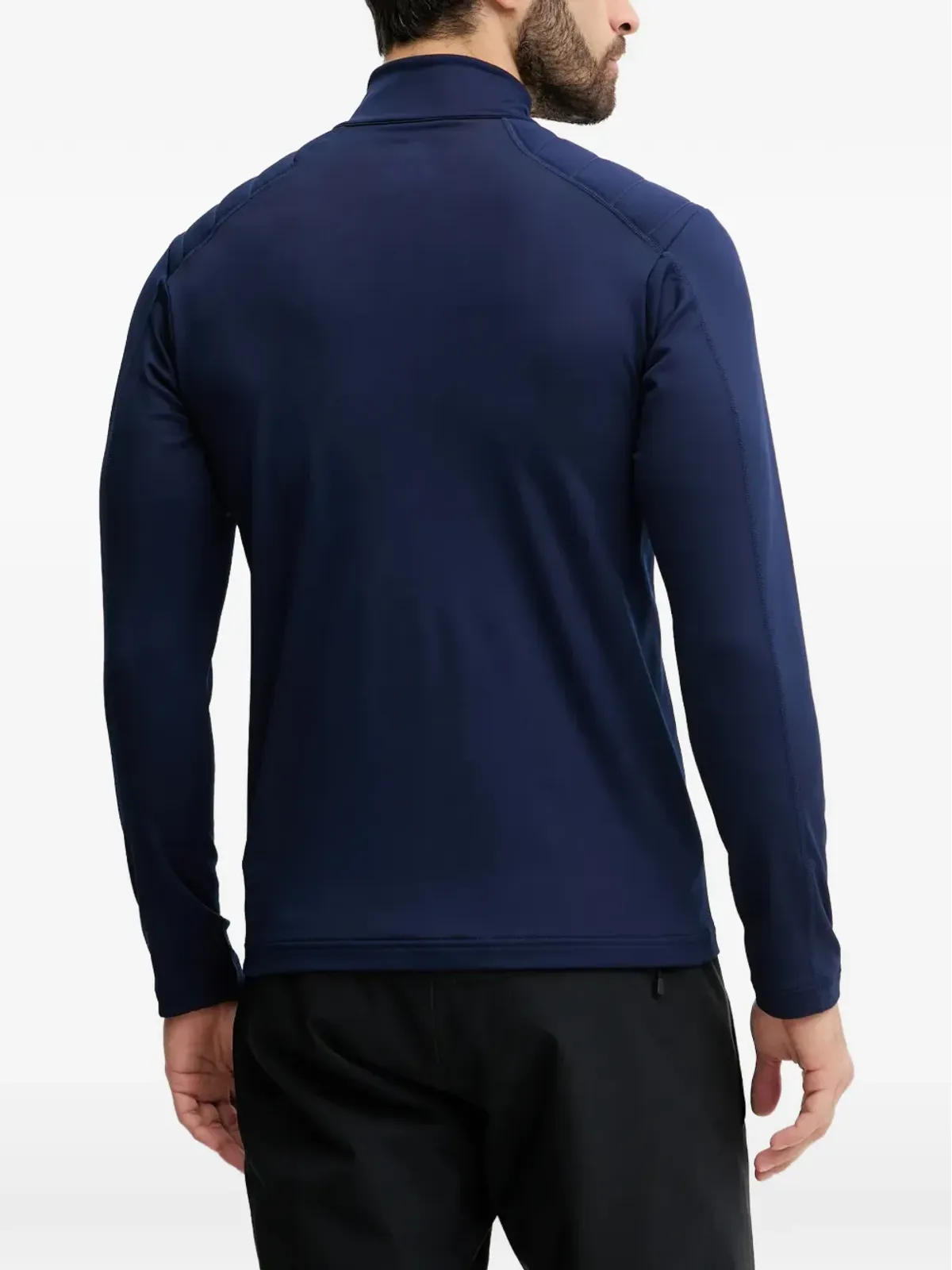 DESCENTE ジップファスナー付きモックネック スキートップ - 画像3
