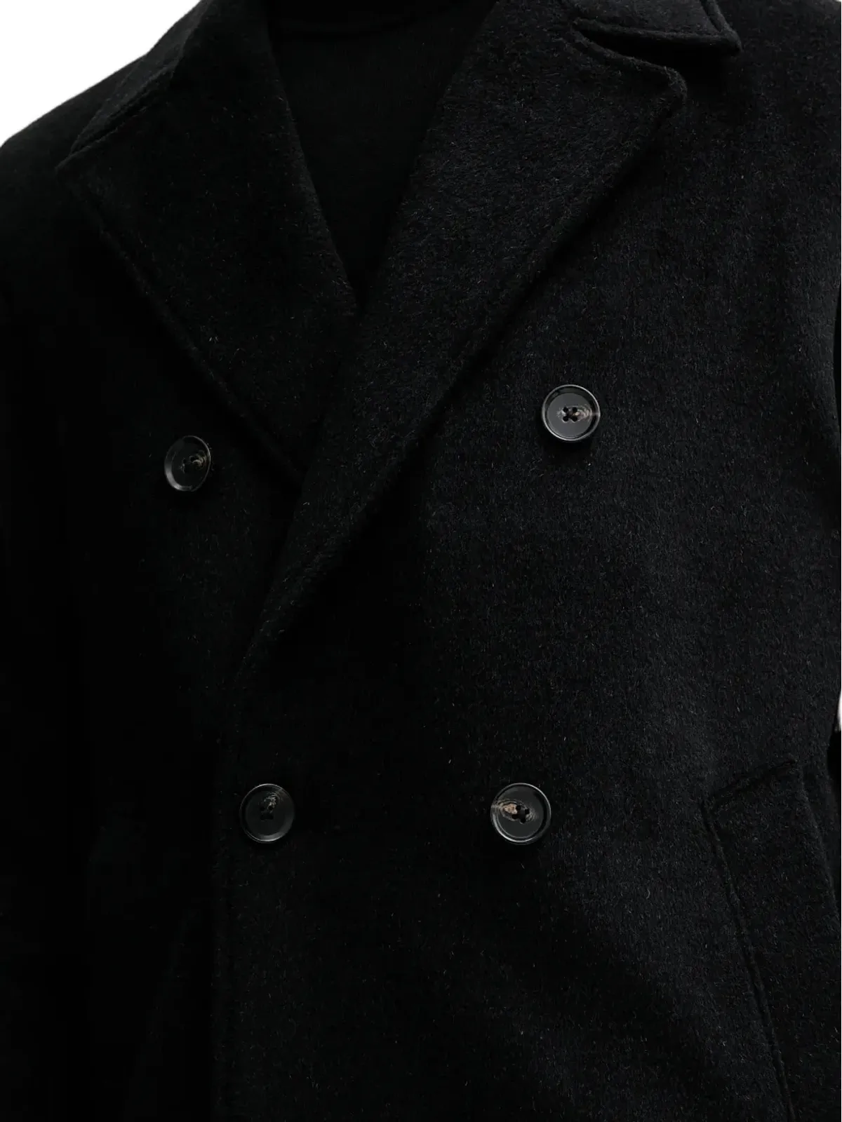 Abercrombie & Fitch 長袖ダブルブレストコート - 画像5