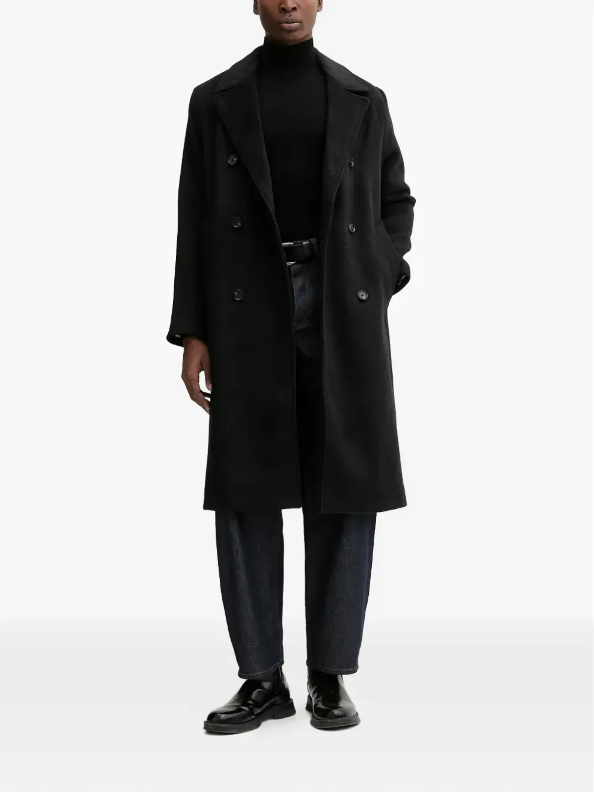 Abercrombie & Fitch 長袖ダブルブレストコート - 画像2