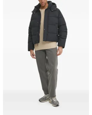 Abercrombie & Fitch ボタン留めフードジャケット ブラック - サムネイル2