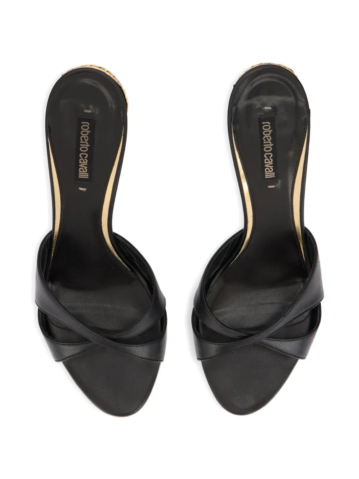Roberto Cavalli Serpentineサンダル - Black - 画像4