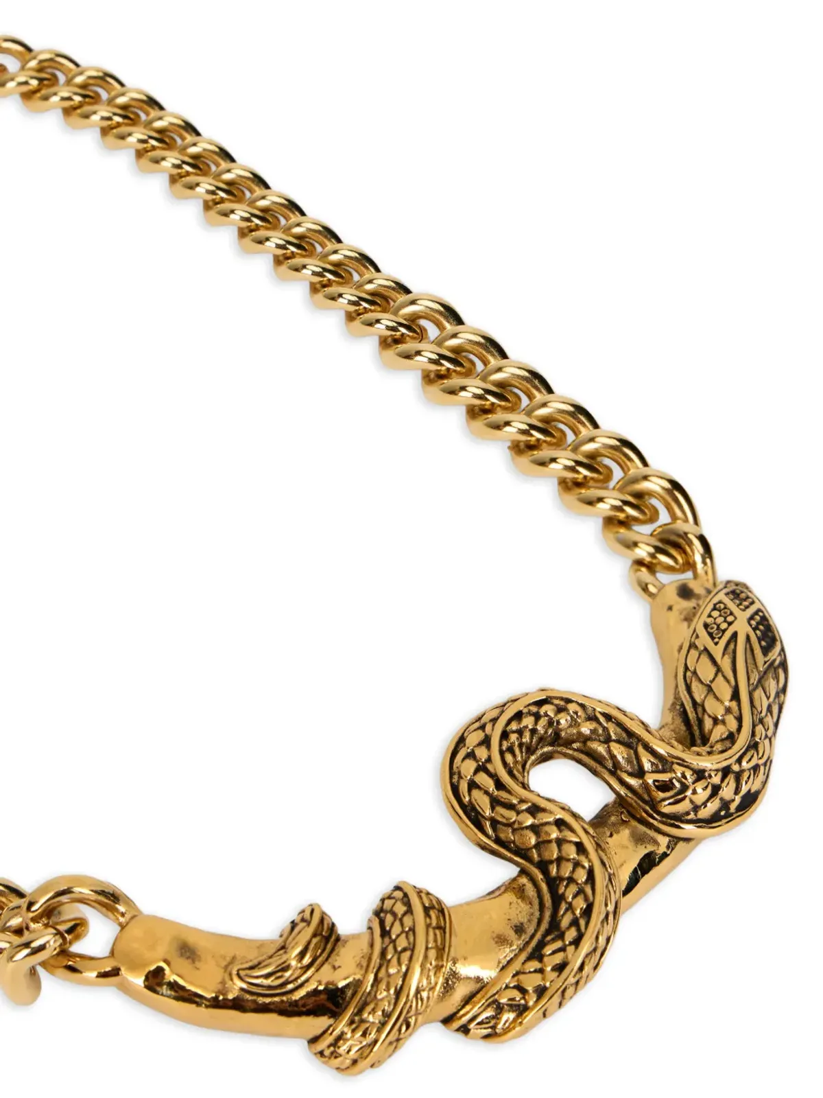 Roberto Cavalli サーペンティーンチェーンネックレス - 画像5