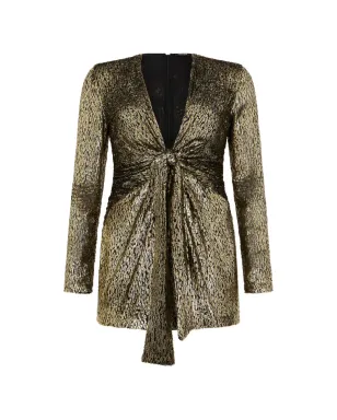 Roberto Cavalli Fil Coupé レオパード柄ミニドレス - サムネイル1