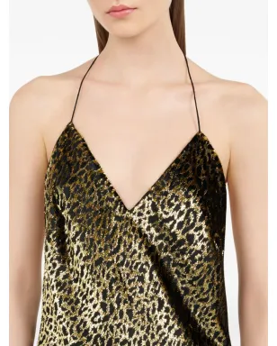 Roberto Cavalli レオパード柄レースのスリップドレス - サムネイル5