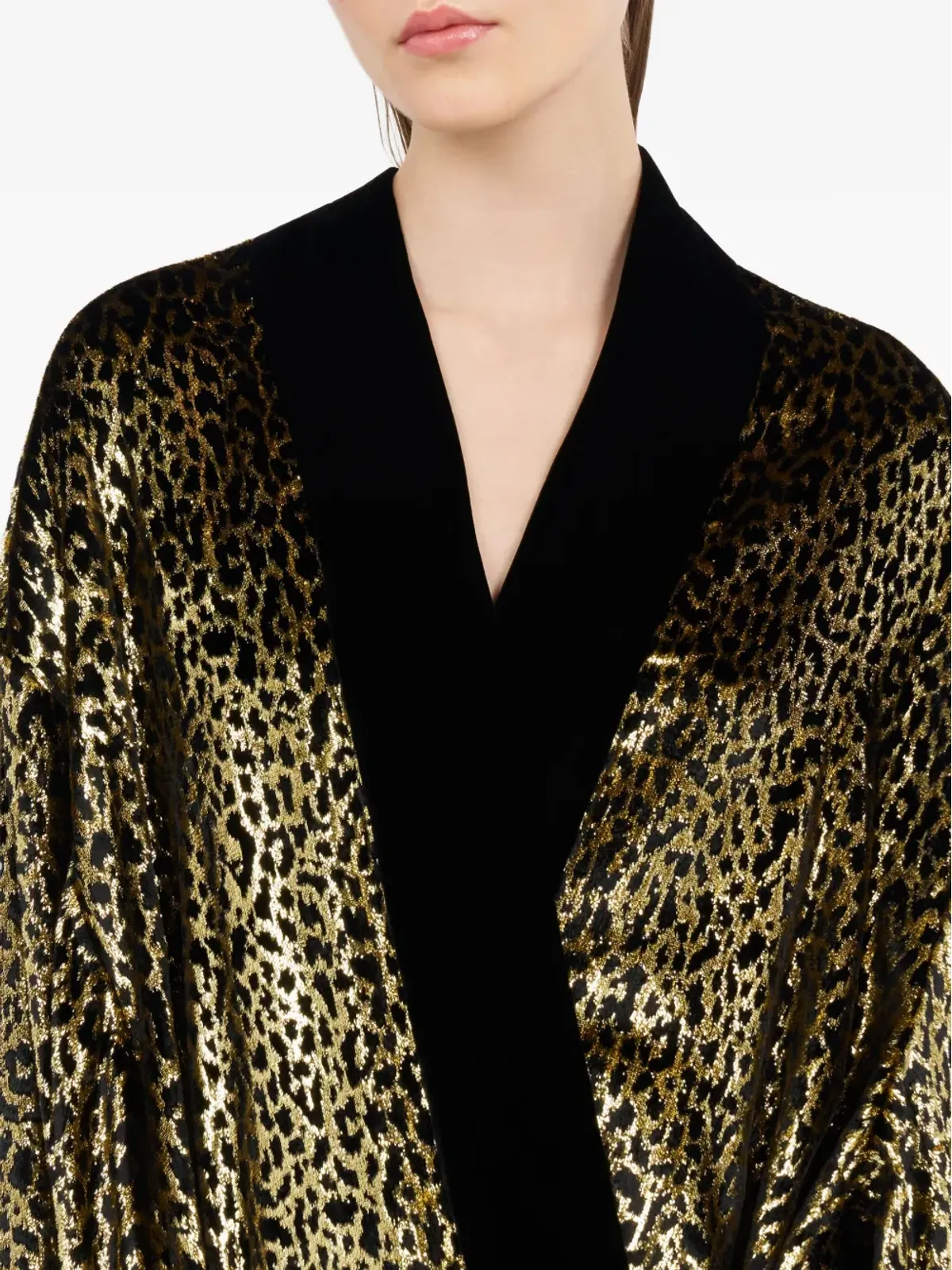Roberto Cavalli フィル・クーペ・レオパード柄コート - 画像5