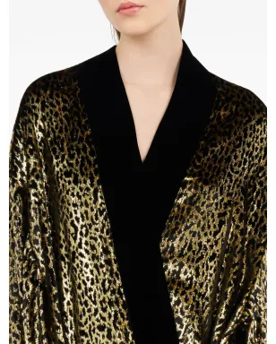 Roberto Cavalli フィル・クーペ・レオパード柄コート - サムネイル5