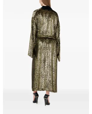 Roberto Cavalli フィル・クーペ・レオパード柄コート - サムネイル4