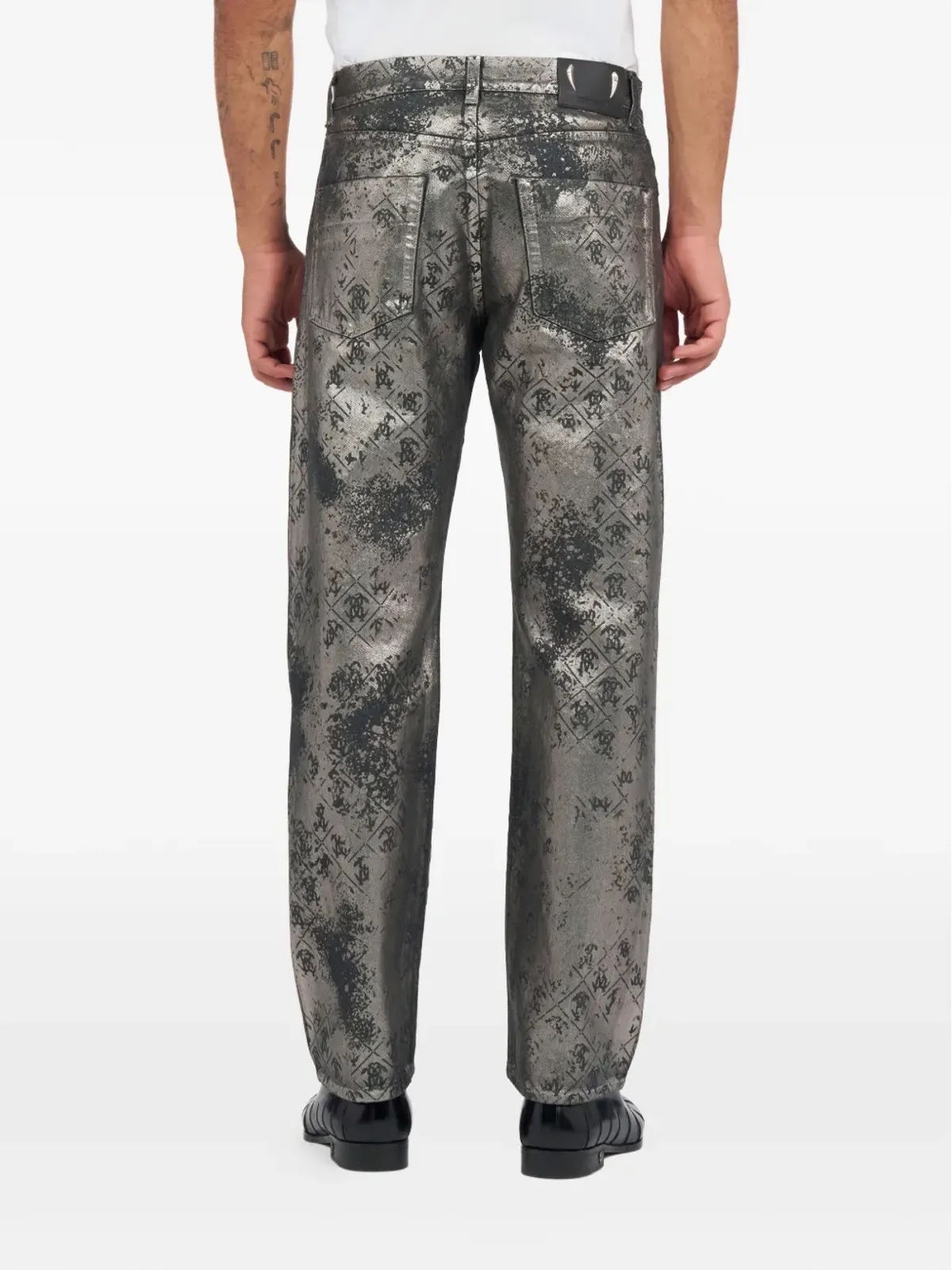 Roberto Cavalli ロベルトカヴァッリ モノグラムプリントパンツ - 画像4