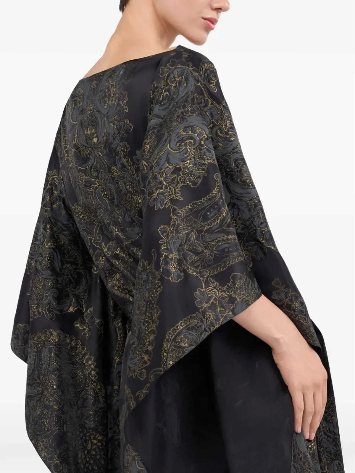 Roberto Cavalli オーナメント柄プリントドレス - 画像5