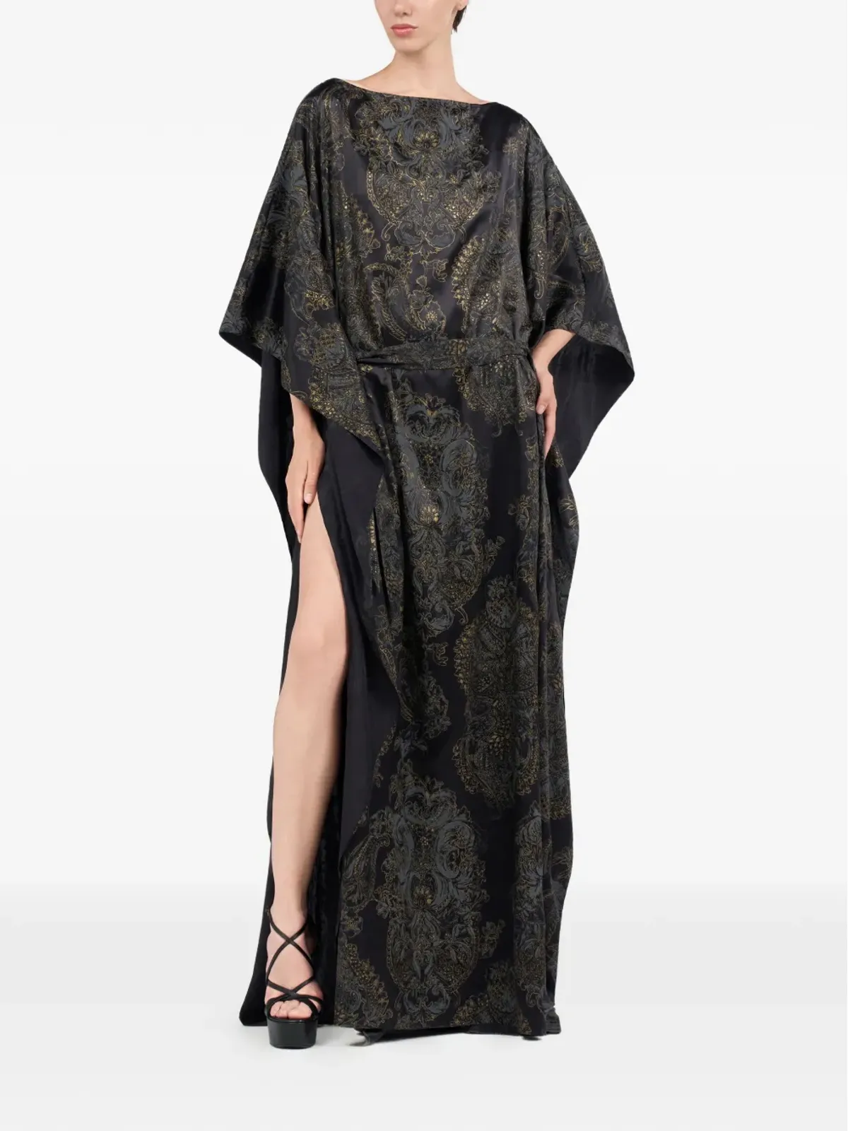 Roberto Cavalli オーナメント柄プリントドレス - 画像2