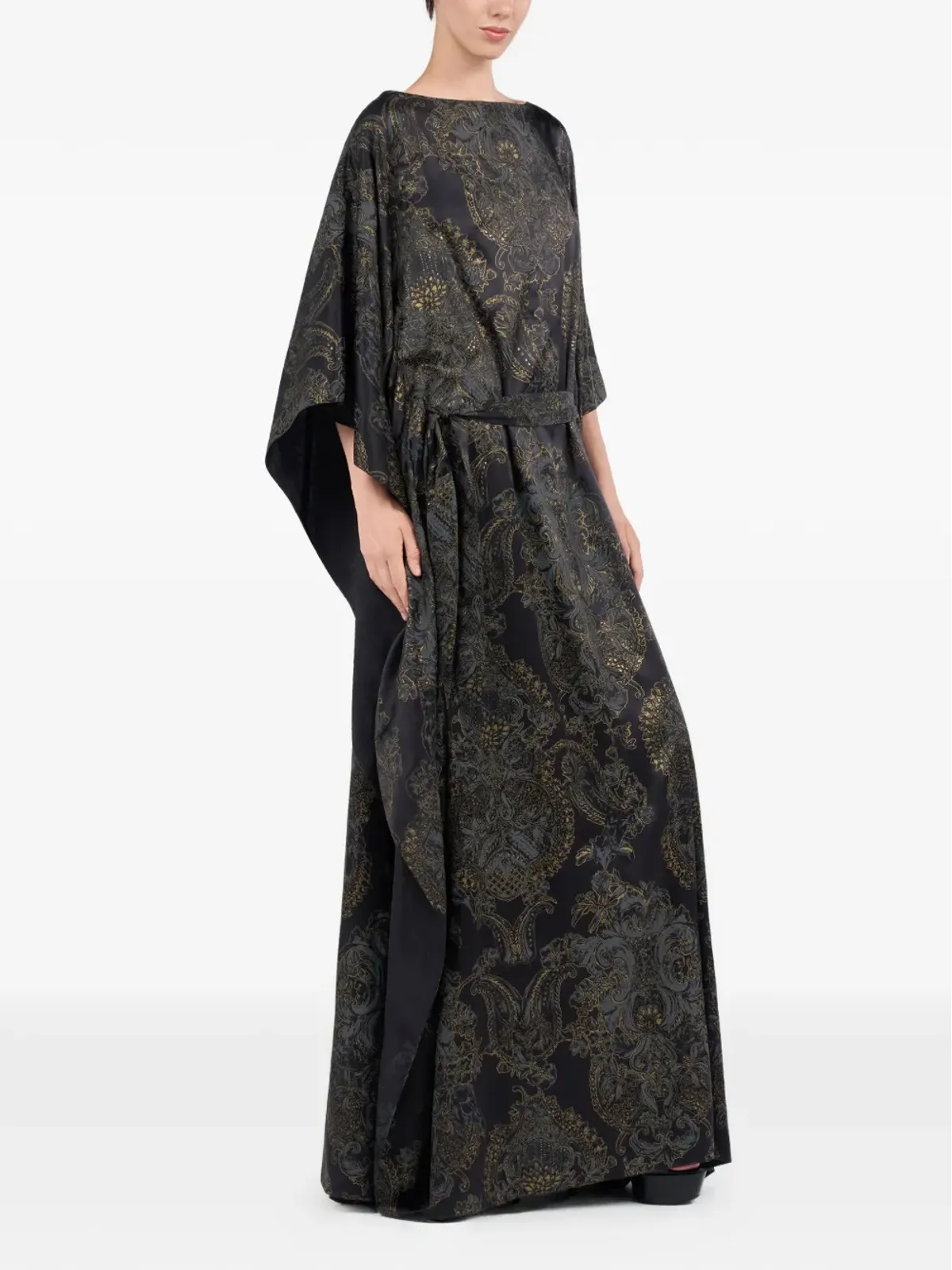Roberto Cavalli オーナメント柄プリントドレス - 画像3