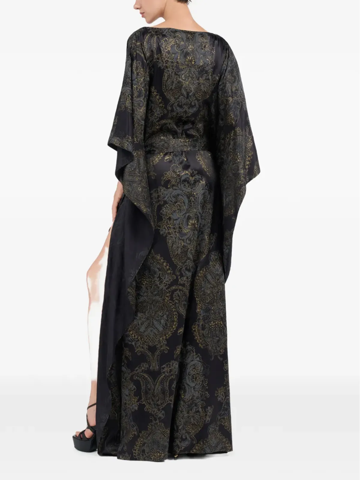 Roberto Cavalli オーナメント柄プリントドレス - 画像4