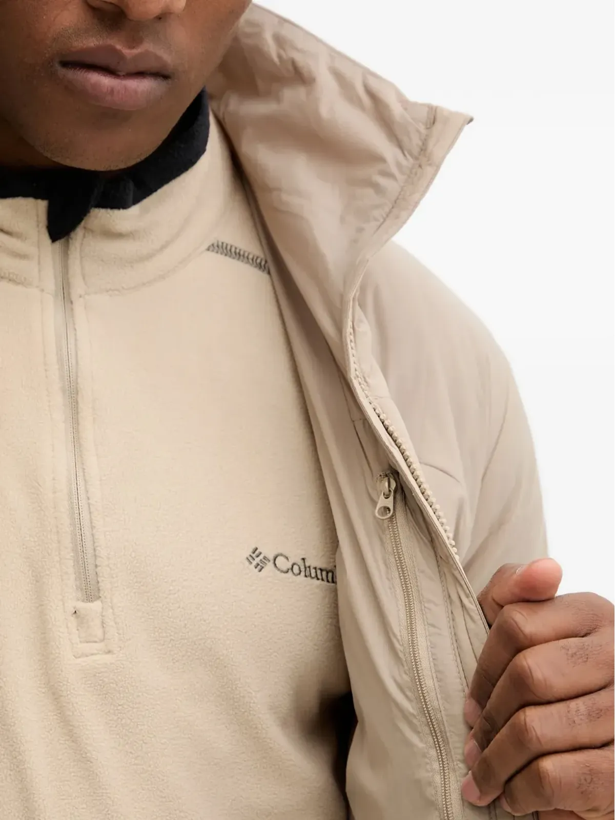 Fjällräven キルティング ロゴパッチ ジャケット - 画像5