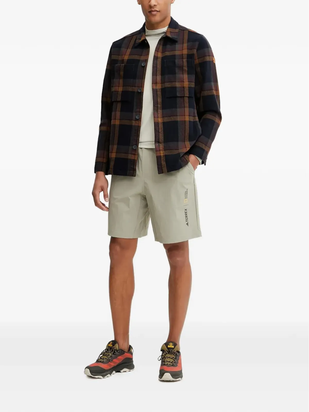 Fjällräven チェック柄ツーポケットシャツジャケット - 画像2
