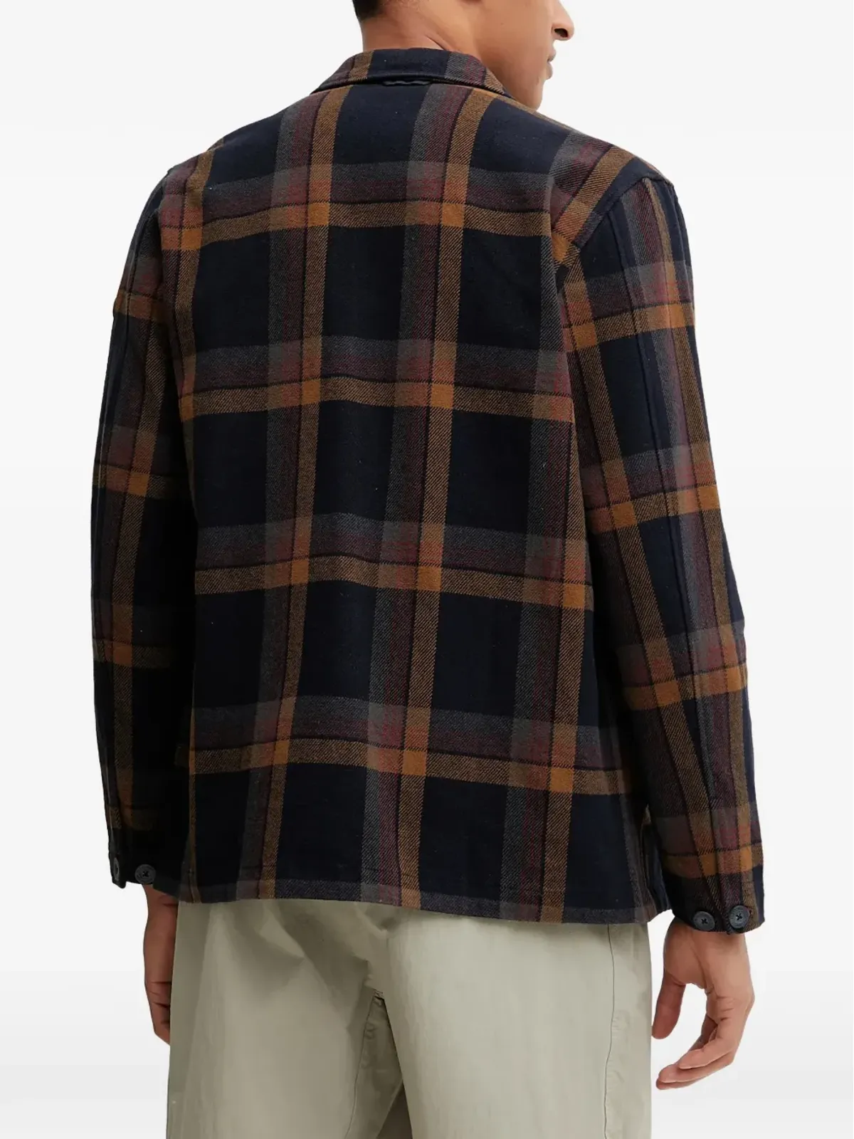 Fjällräven チェック柄ツーポケットシャツジャケット - 画像3