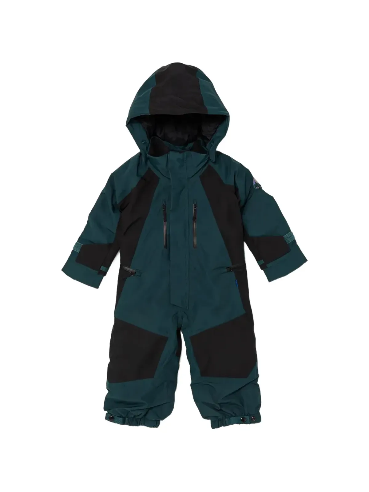 Burton hooded colour-block ski suit - Blue - 画像1