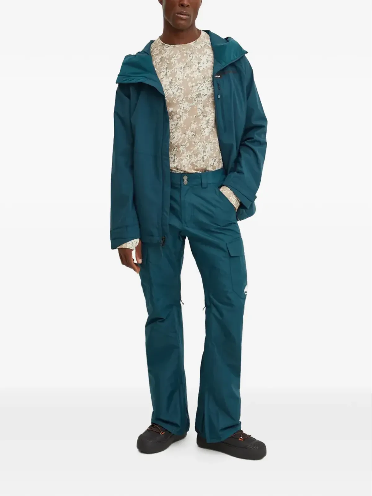 Burton フーデッドジップアップスキージャケット - 画像2
