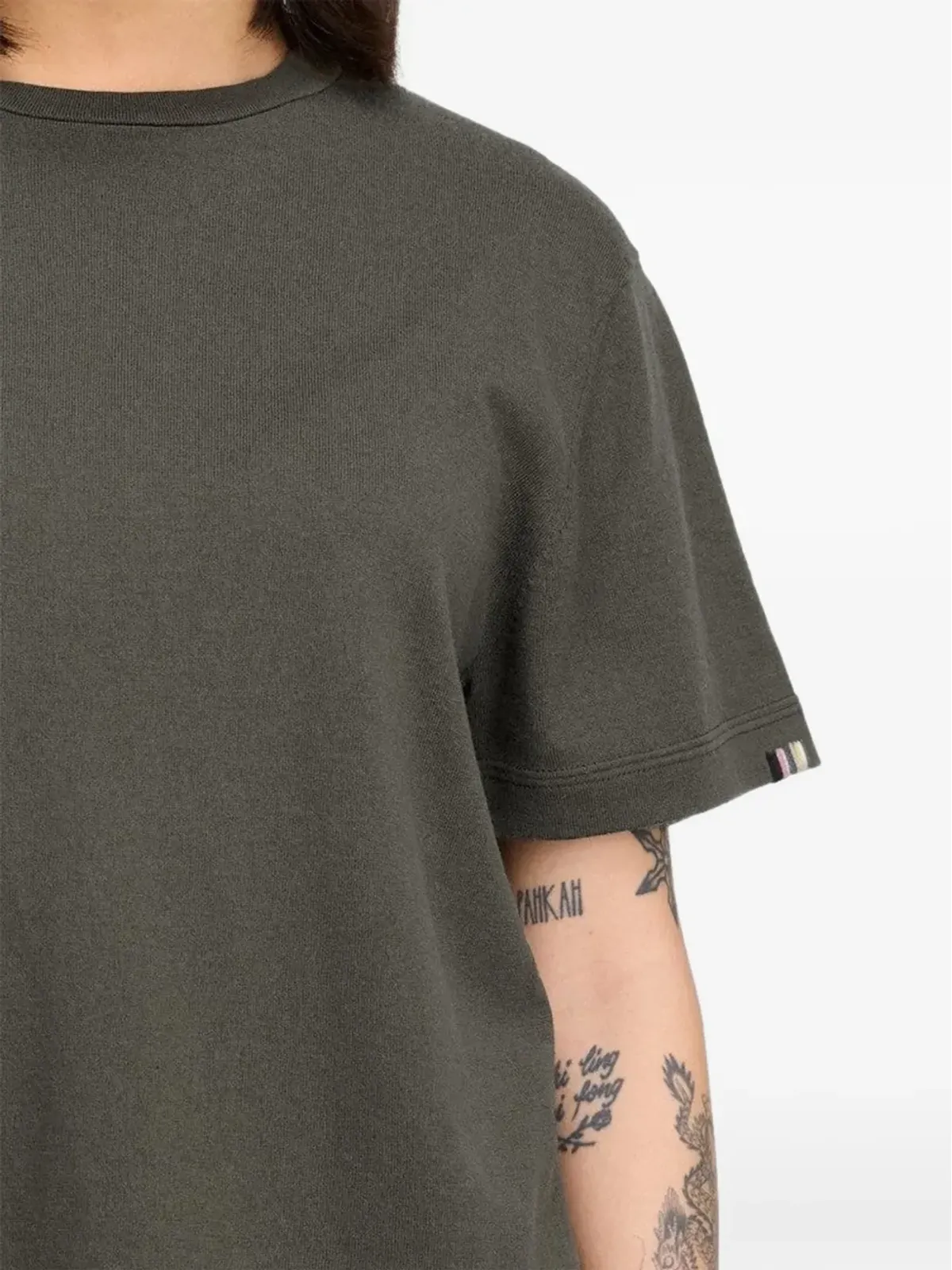 extreme cashmere Cuba 半袖Tシャツ（グリーン） - 画像2