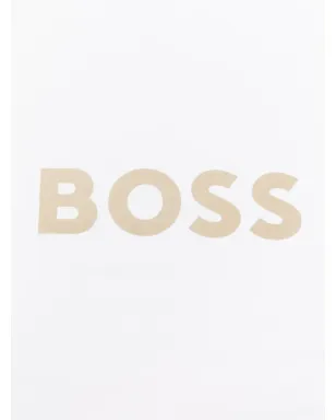 BOSS Kidswear ストライプロゴプリントブランケット - サムネイル2