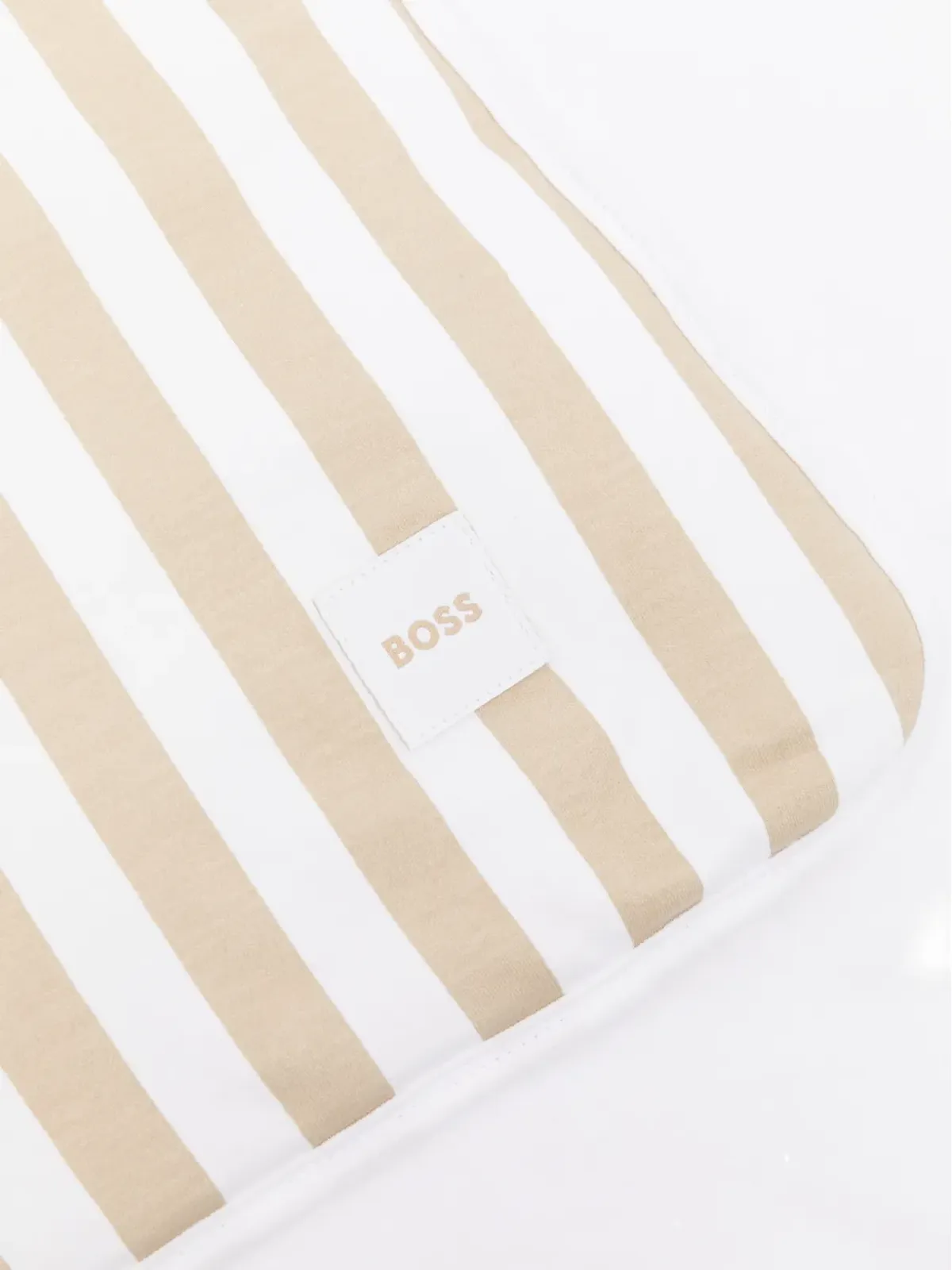 BOSS Kidswear ストライプロゴプリントブランケット - 画像3