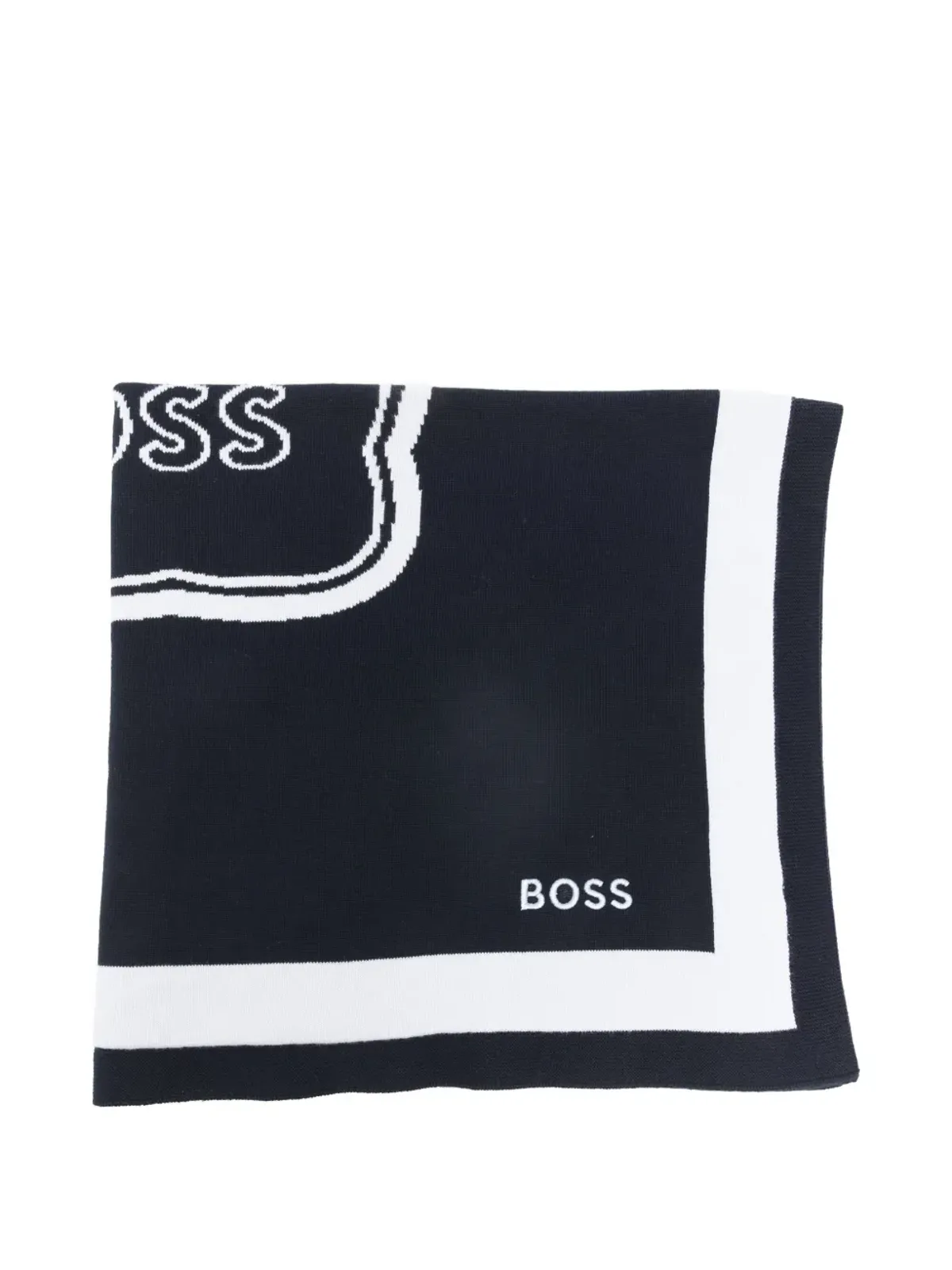 BOSS Kidswear ロゴ刺繍ブランケット - 画像1