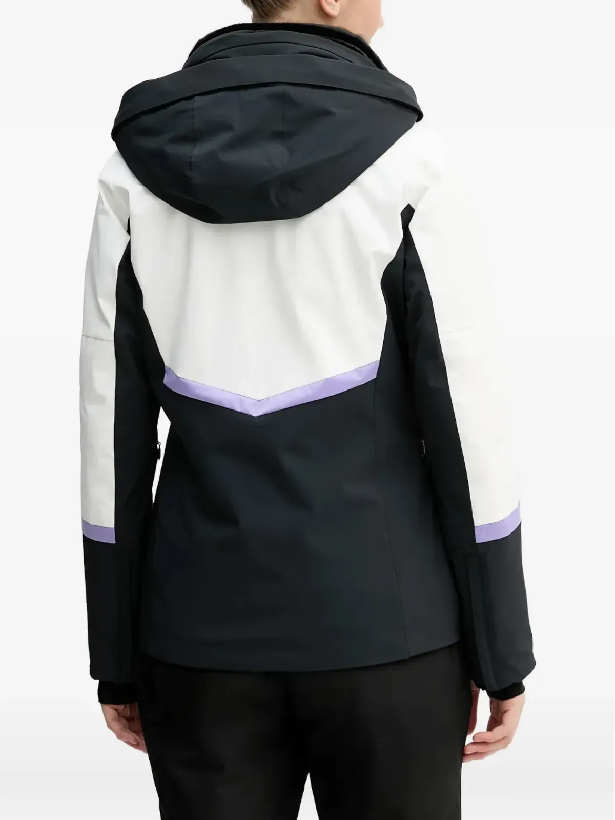DESCENTE カラー ブロック フード付き スキージャケット - 画像3