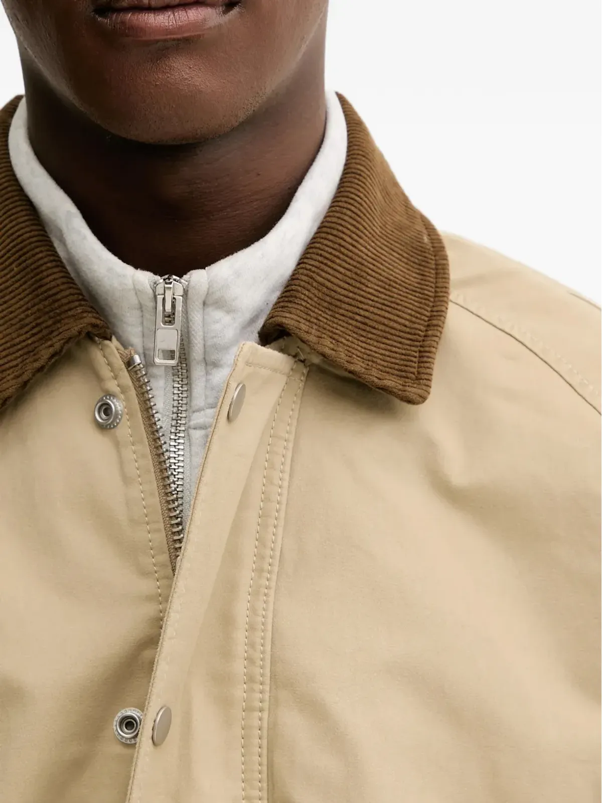 Abercrombie & Fitch コーデュロイ襟付きジャケット - 画像5