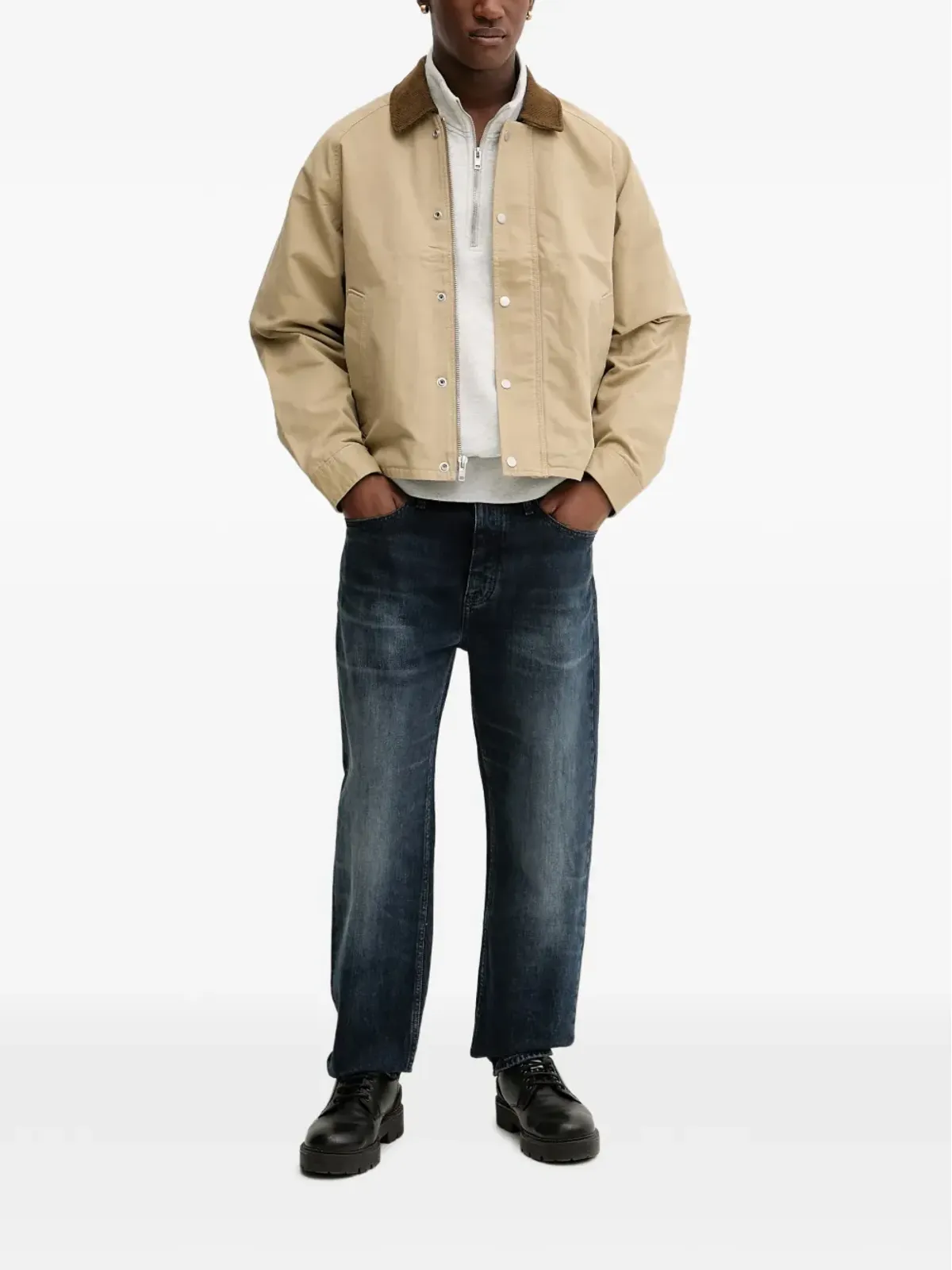 Abercrombie & Fitch コーデュロイ襟付きジャケット - 画像2