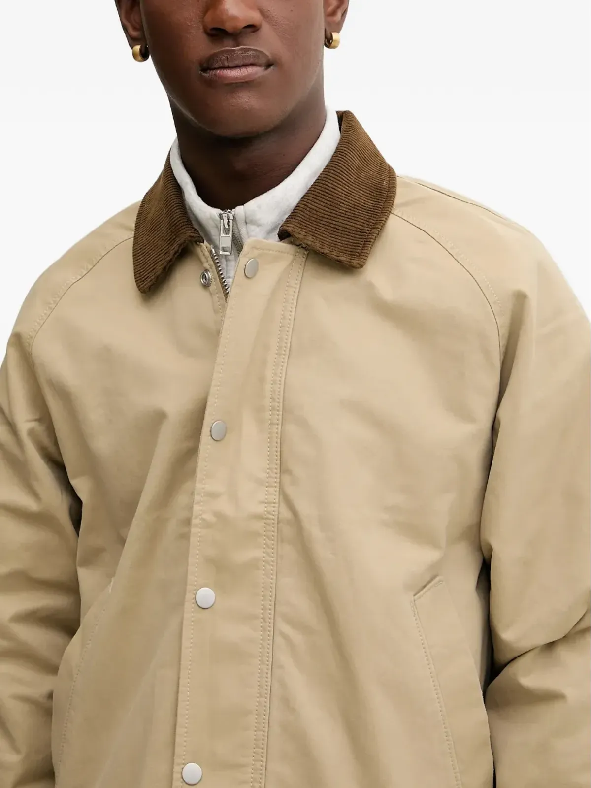 Abercrombie & Fitch コーデュロイ襟付きジャケット - 画像4