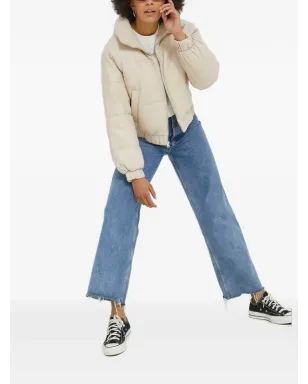 Abercrombie & Fitch ジップ付きパッド入りダウンジャケット - サムネイル1