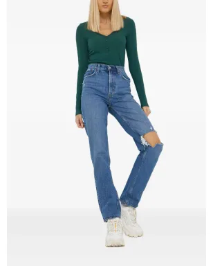 Abercrombie & Fitch ストレートフィットジーンズ - サムネイル1