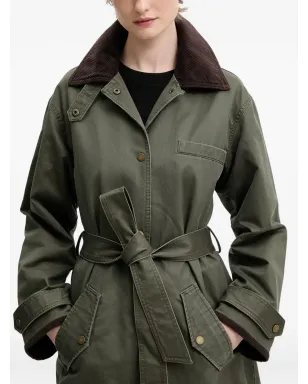 Abercrombie & Fitch コーデュロイ衿付きコート - グリーン - サムネイル4