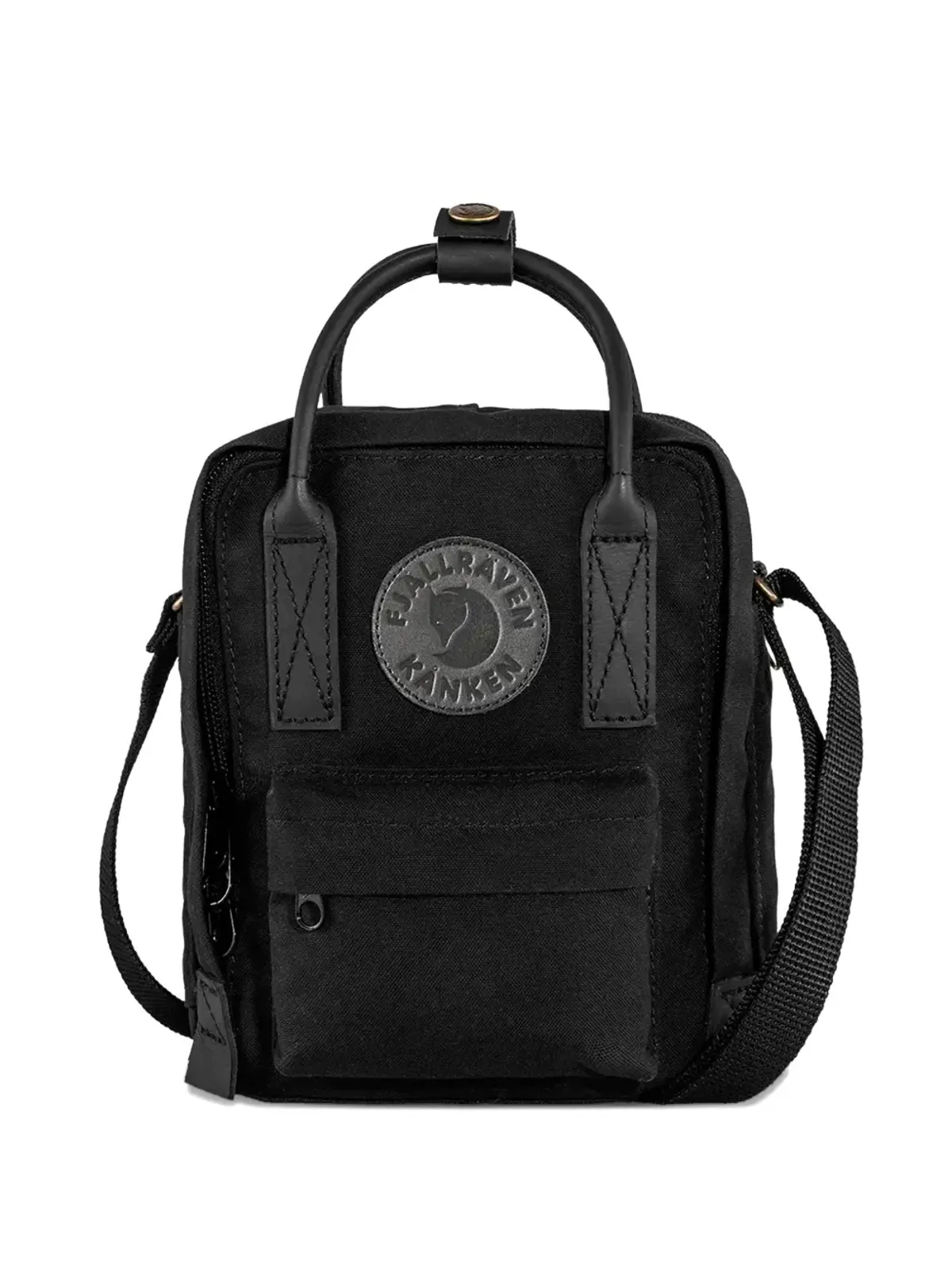 Fjällräven トップハンドル ロゴパッチ クロスボディバッグ - ブラック - 画像1