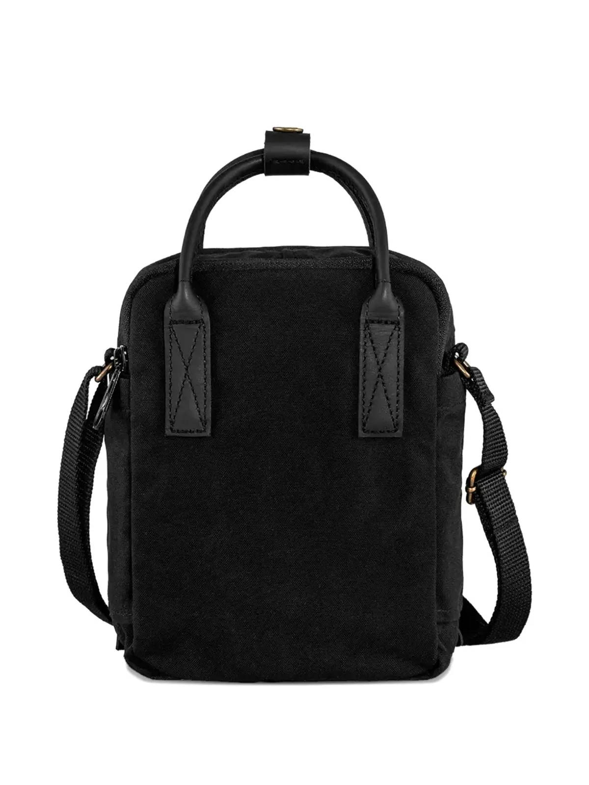 Fjällräven トップハンドル ロゴパッチ クロスボディバッグ - ブラック - 画像4