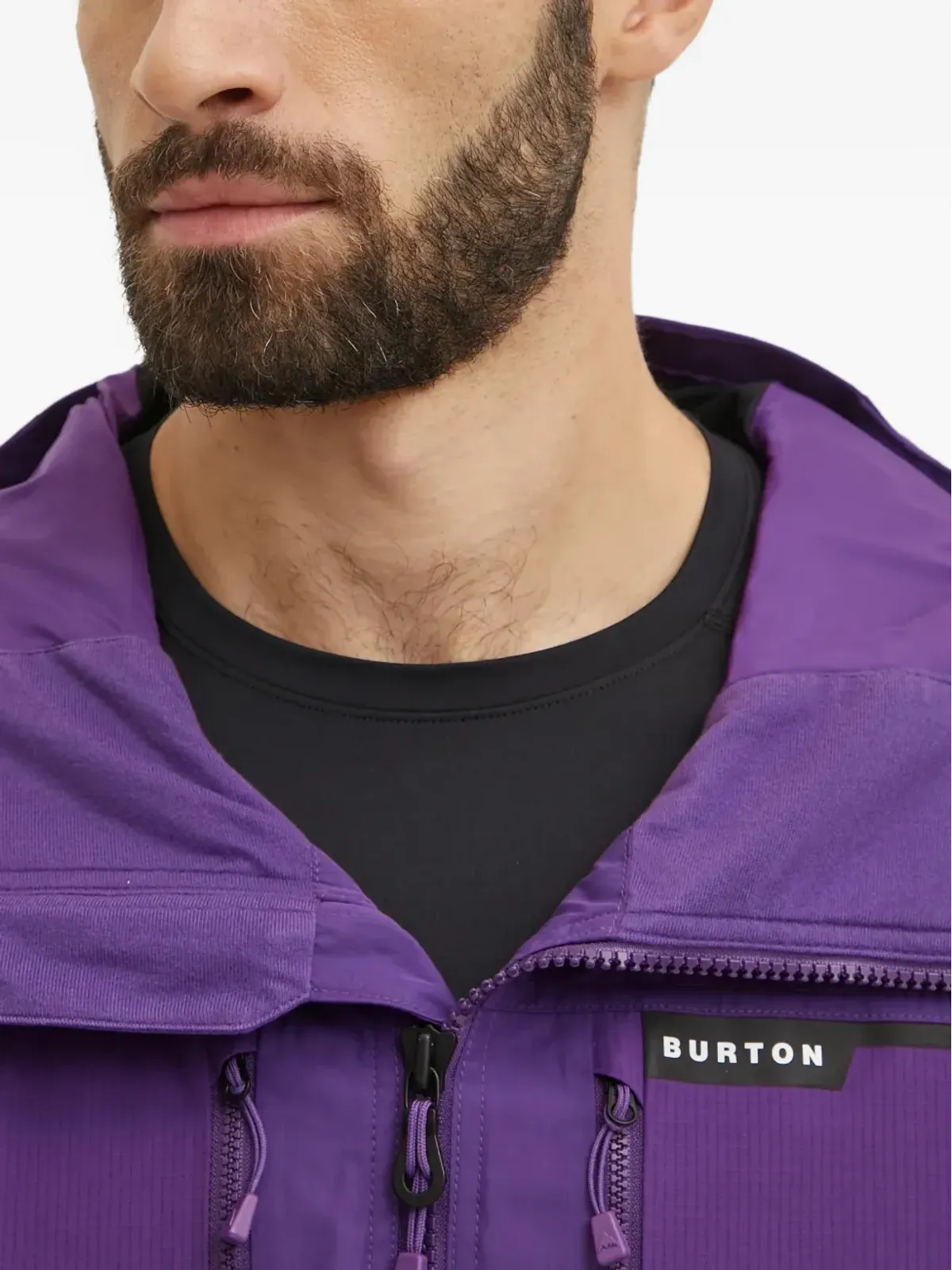 Burton フード付きジップスキージャケット - 画像5