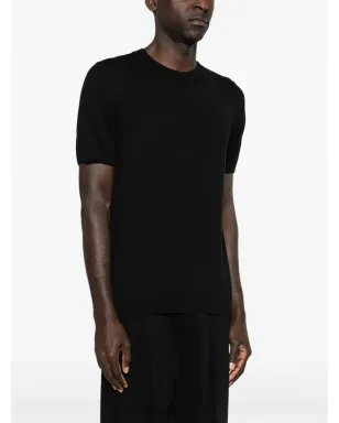 Lardini クルーネック半袖ニットウェア - サムネイル3