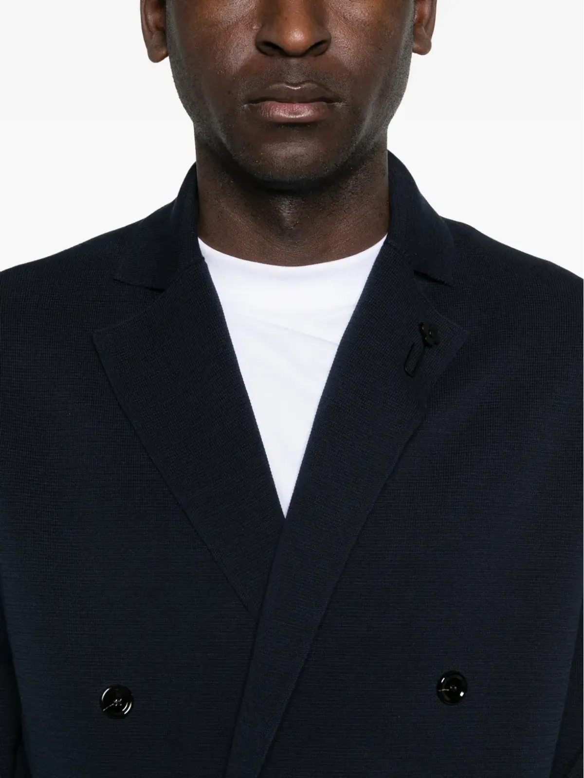 Lardini ダブルブレスト ポケット付き カーディガン - 画像5