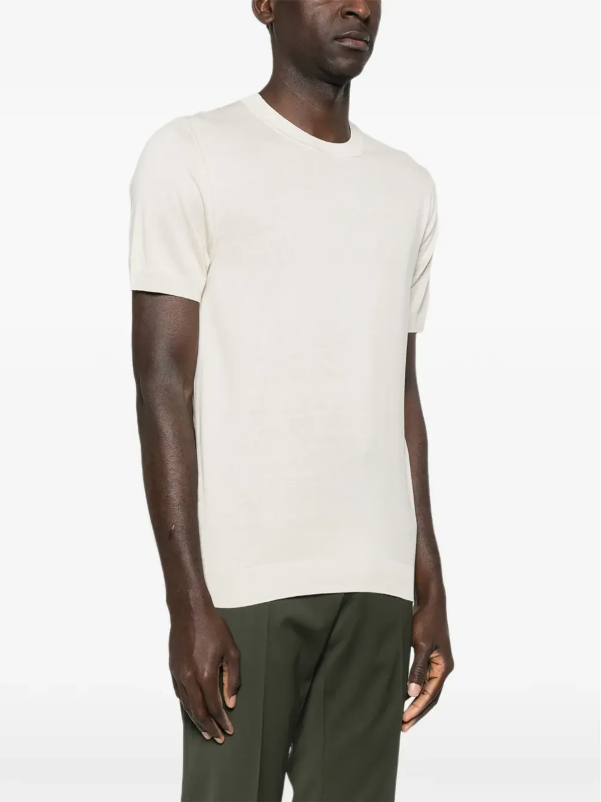 Lardini クルーネック半袖Tシャツ - 画像3
