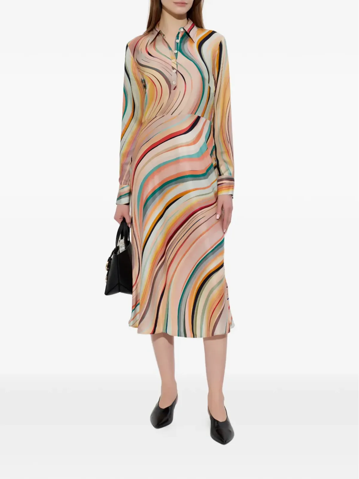PS Paul Smith 長袖ミディドレス - 画像2