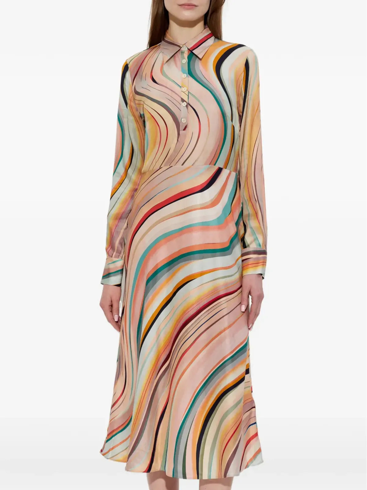 PS Paul Smith 長袖ミディドレス - 画像3