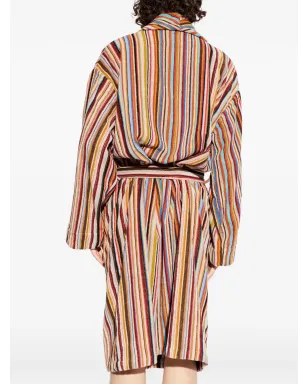 Paul Smith ストライプ ベルテッド ローブ - サムネイル3