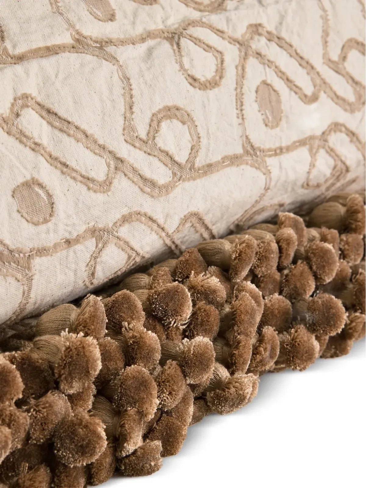 Soho Home Tilney タッセルディテール柄のベッドスプレッド - 画像5