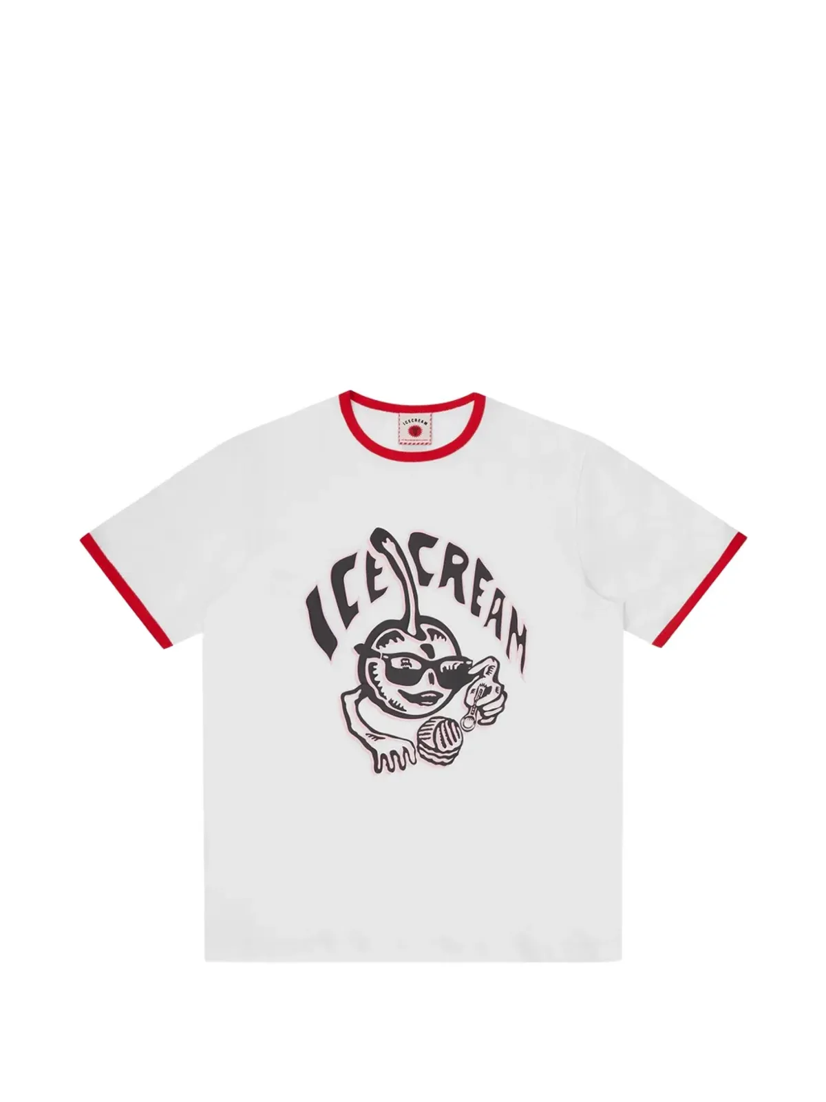 ICECREAM グラフィックプリントTシャツ - 画像1