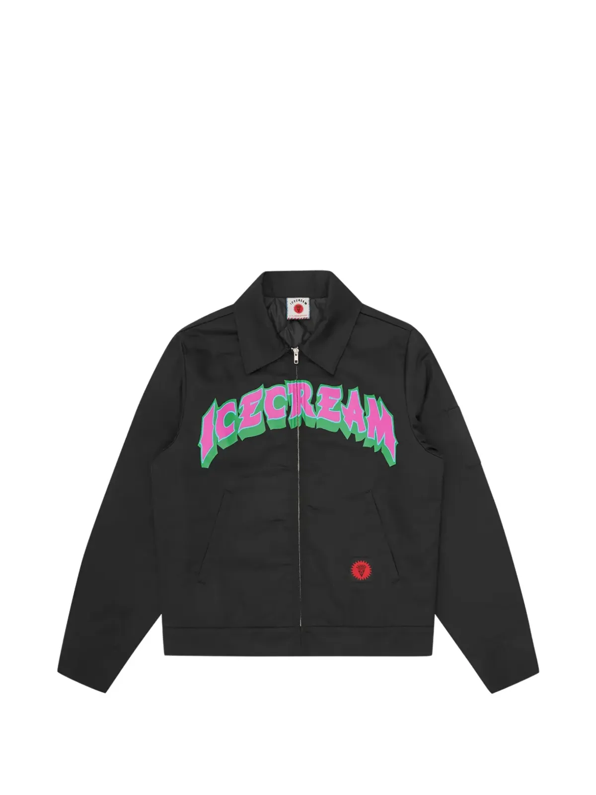 ICECREAM ポインテッドカラー ジップジャケット - 画像1