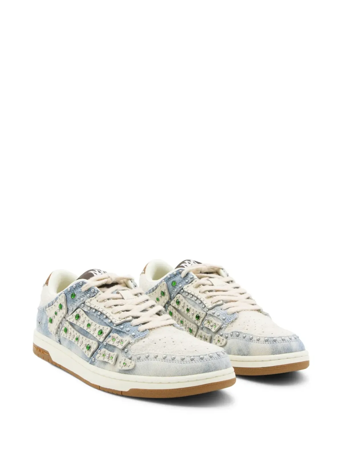 AMIRI スタッズ付き装飾スニーカー - 画像2
