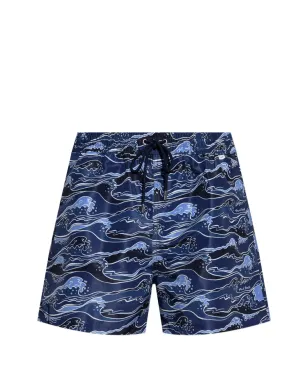 Paul Smith 波プリント スイムショーツ - サムネイル1