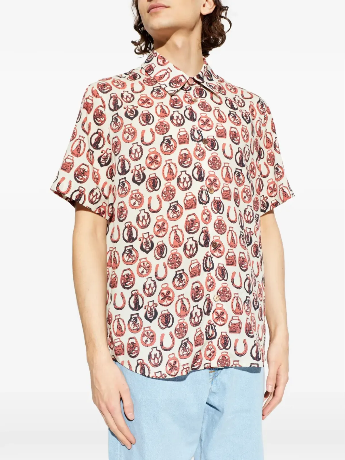 PS Paul Smith グラフィックプリント半袖シャツ - 画像3