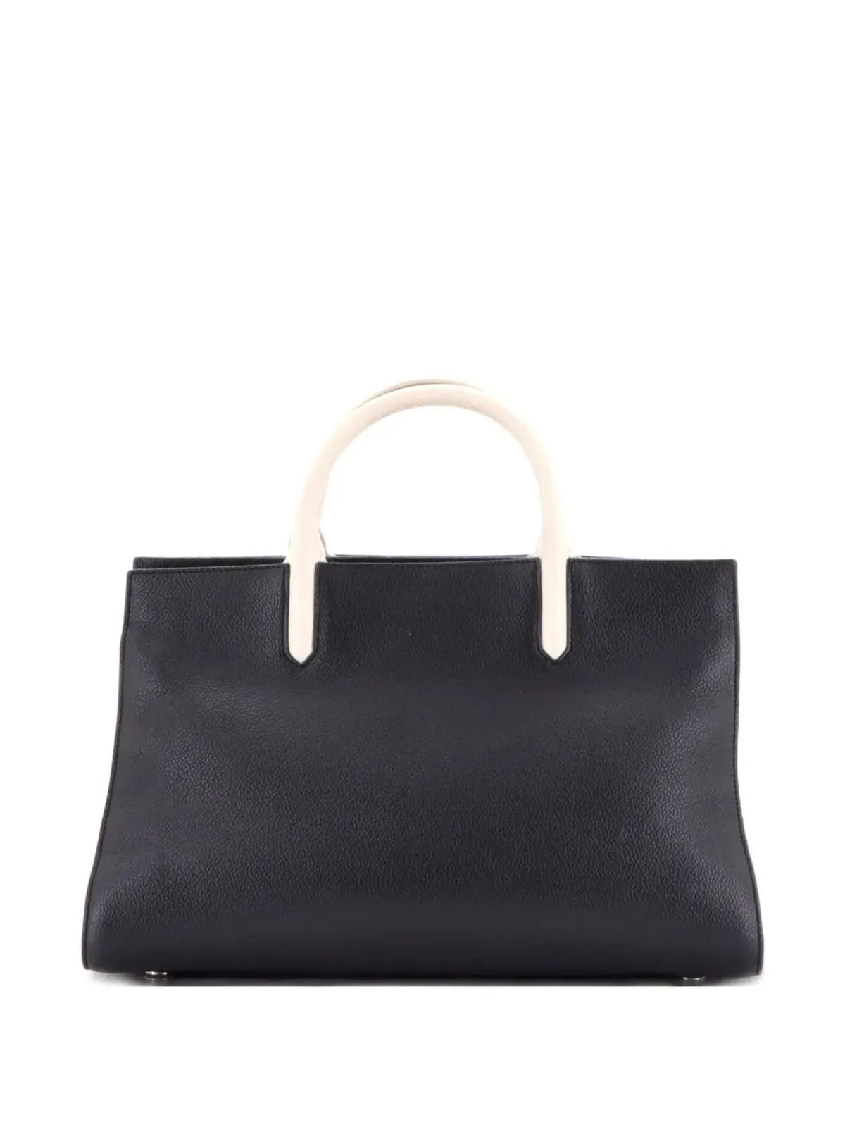 Saint Laurent Pre-Owned リヴ・ゴーシュ カバス レザー スモール トートバッグ - 画像2