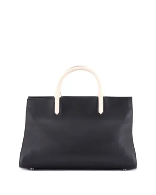 Saint Laurent Pre-Owned リヴ・ゴーシュ カバス レザー スモール トートバッグ - サムネイル2