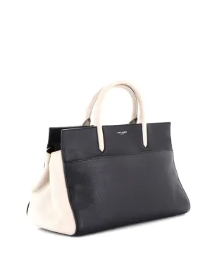 Saint Laurent Pre-Owned リヴ・ゴーシュ カバス レザー スモール トートバッグ - サムネイル3